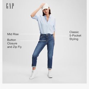 NEW! Gap, Slim Boyfriend Jeans, Size: 12/31R